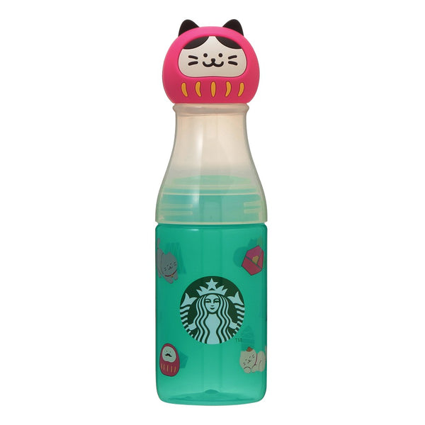 [Pre-Order] Starbucks Japan 2024 New Year Collection Manekineko Daruma Sunny Bottle [预售] 日本星巴克 2024新年系列 招财猫达摩水瓶 500ml