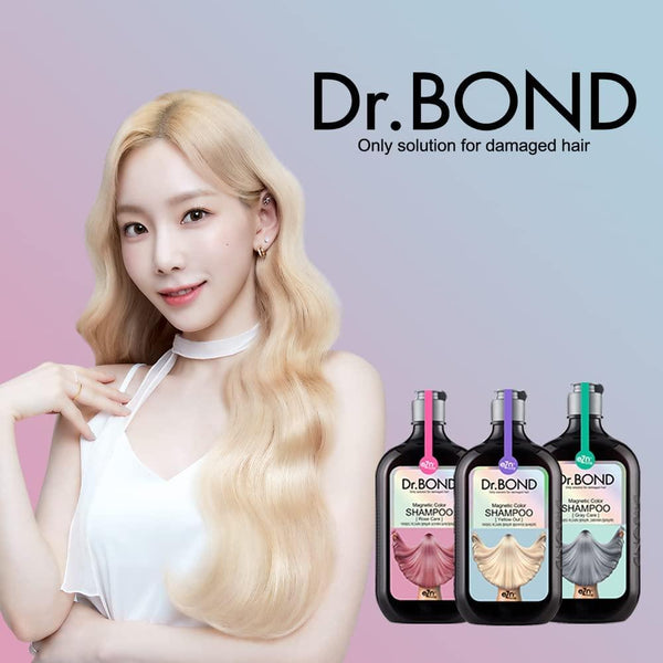 EZN Dr. Bond Magnetic Color Shampoo (Rose Care) 易知安 博士本德 磁性洗发水 (固补红色) 370g