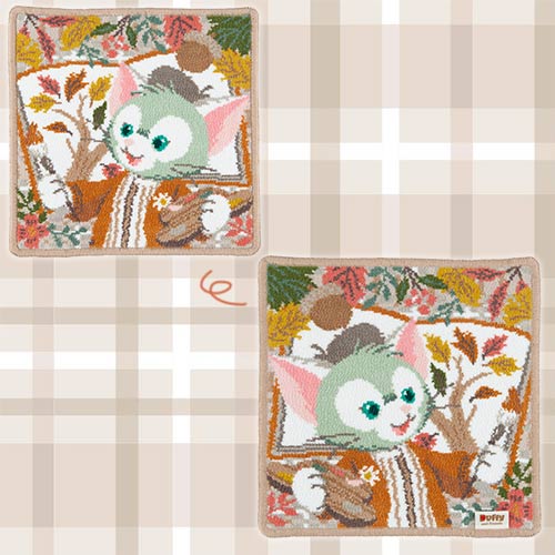 Duffy & Friends Autumn Storybook Collection Gelatoni Mini Towel 东京迪士尼 达菲和他的朋友们 秋季故事书系列  杰拉多小毛巾