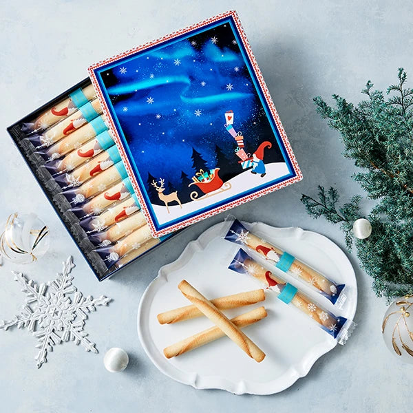 YOKU MOKU Christmas Cigar 20pcs/box 日本Yoku Moku 圣诞雪茄饼干礼盒 20枚/盒