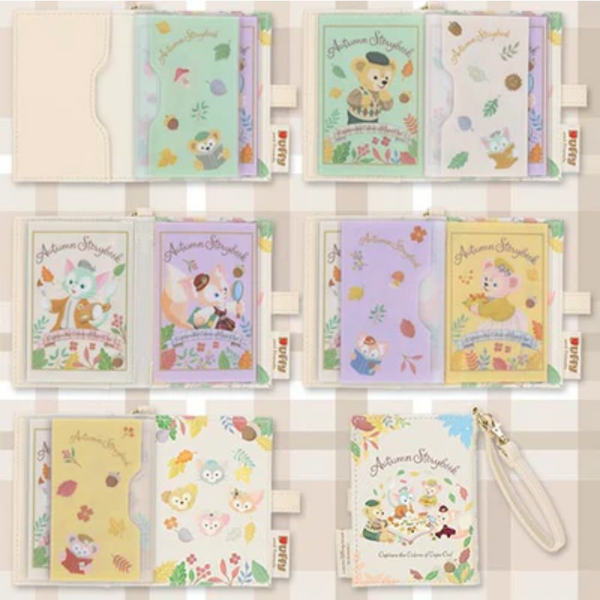 Duffy & Friends Autumn Storybook Collection Card Case 东京迪士尼 达菲和他的朋友们 秋季故事书系列 卡片收纳包
