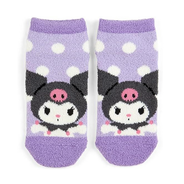Kuromi MokoMoko Fluffy Socks 三丽鸥 成人绒毛短袜 (酷洛米)