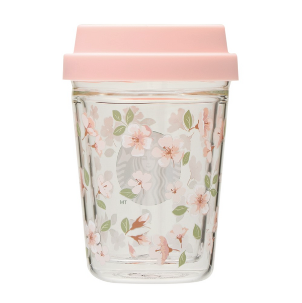 Starbucks Japan 2024 Cherry Blossom Collection Phase 2 Double Wall Heat-Resistant Glass Cup 日本星巴克 2024樱花系列 双层耐热玻璃杯 296ml