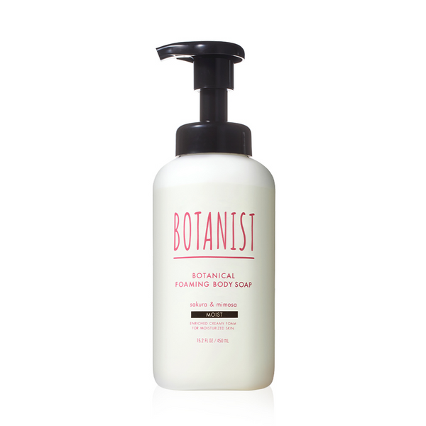 BOTANIST Botanical Moist Foaming Body Soap (Sakura & Mimosa) 植物学家 植物性保湿沐浴慕斯 (樱花&含羞草) 450ml