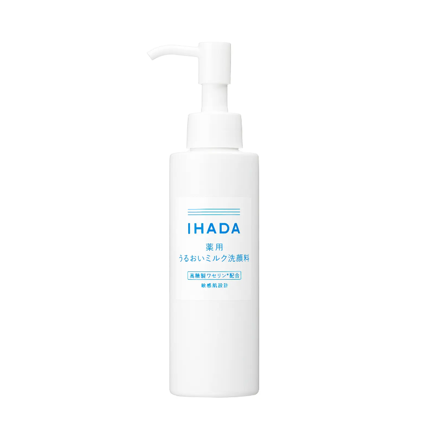 Shiseido IHADA Medicated Moisturizing Milk Facial Cleanser 资生堂 IHADA 药用滋润保湿洗面乳 140ml