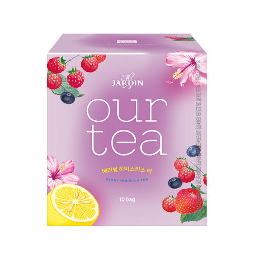 JARDIN Our Tea Berry Hibiscus Tea 10bags/box 韩国JARDIN Our Tea 水果茶包 莓果芙蓉茶 10包/盒