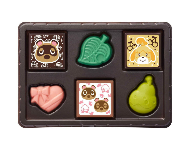 GODIVA X Atsume Animal Crossing Assortment 6 Pieces 日本歌帝梵 X 动物森友会巧克力礼盒 6片装