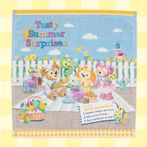 TOKYO Duffy & Friends Tasty Summer Surprise Towel 东京迪士尼 达菲和他的朋友们 夏日美味水果系列毛巾