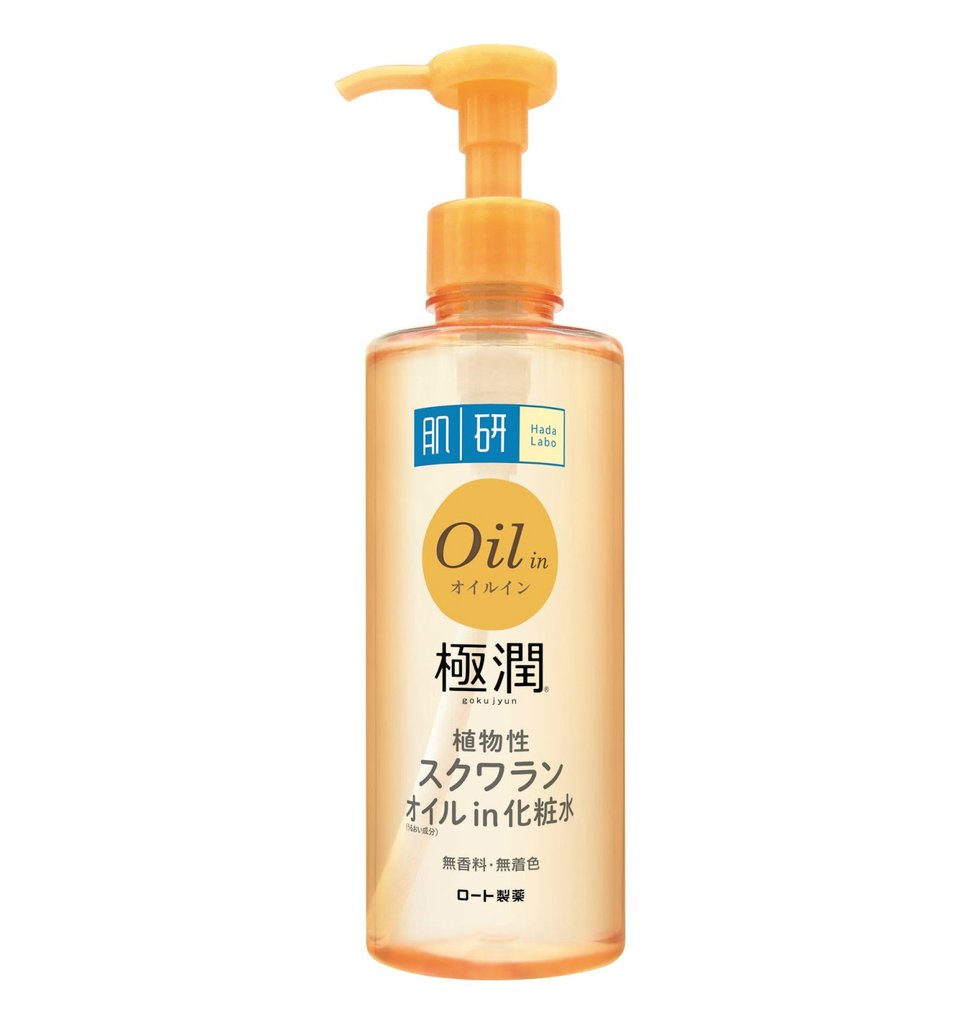 Rohto Hada Labo Gokujyun Oil-in Lotion 乐敦 肌研金极润浓厚保湿乳液 140ml