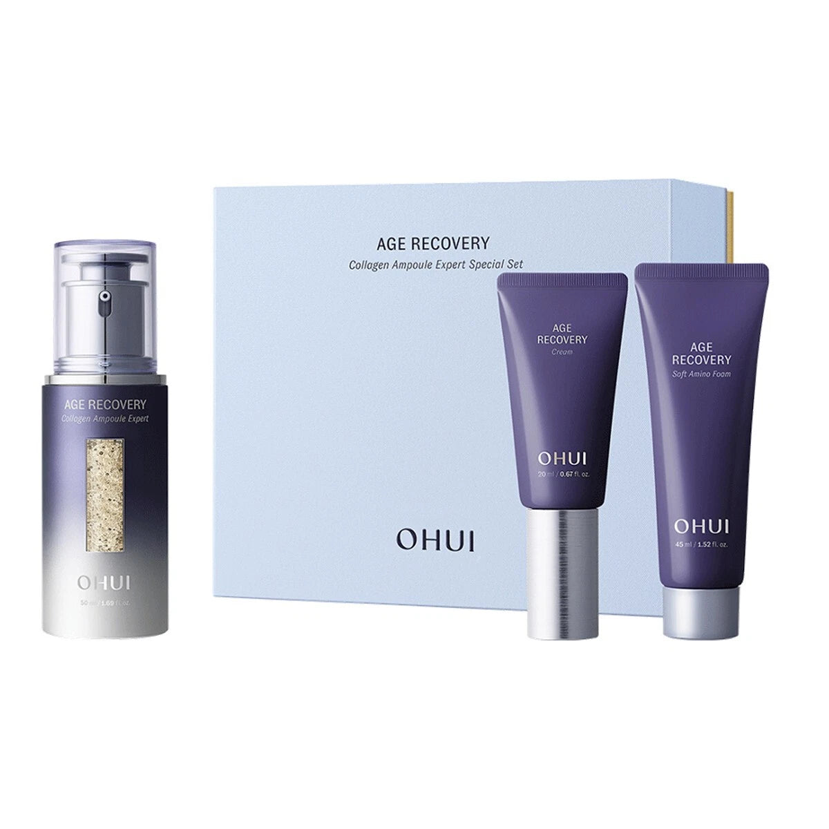 OHui Age Recovery Collagen Ampoule Expert Special Set 韩国欧蕙 逆时空安瓶套装