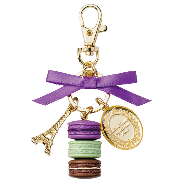 Les Secrets by Ladurée Paris Macarons S Keychain (#37 Violet) 拉杜丽 甜美限定马卡龙挂饰钥匙圈 (#37 紫色)