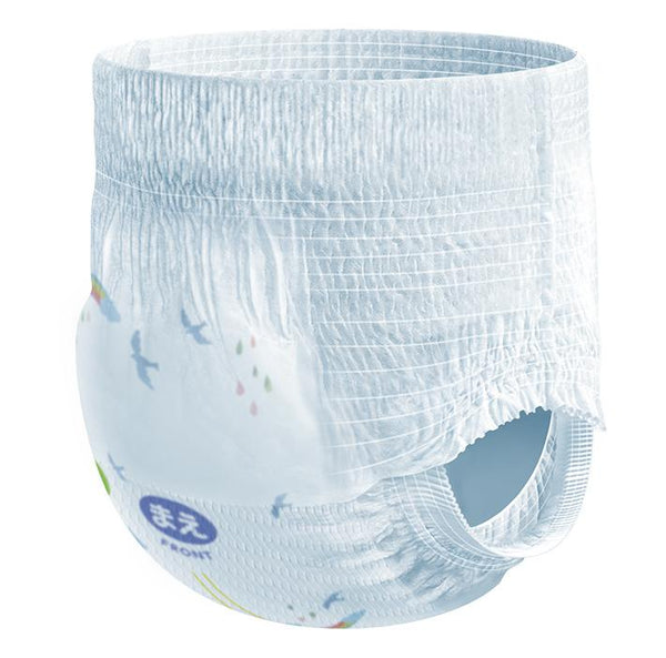 Unicharm Natural Mooney Pull-Up Diaper XL 12-22kg 32pcs 尤妮佳 自然棉皇家系列腰贴型婴儿透气拉拉裤 XL 12-22kg 32片