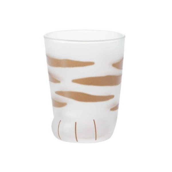 Aderia COCONECO Leopard Glass Cup [ Kitten Tiger ] 日本石冢硝子猫爪玻璃水杯 虎斑纹