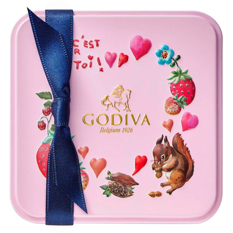 Godiva Fruits Basket Assortment 4 pcs/box 日本歌帝梵 2024情人節限定 水果篮系列套装 4粒/盒