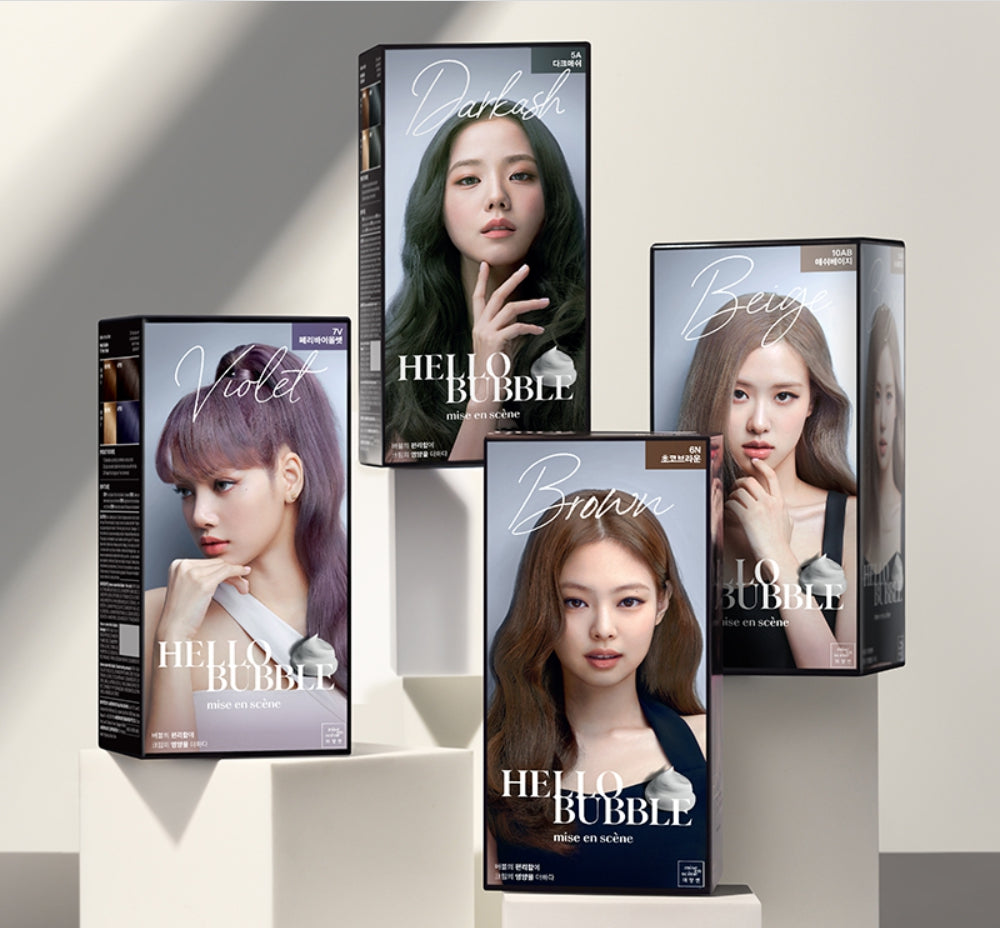 Mise En Scene Hello Bubble x BLACKPINK Hair Color 2022 ver