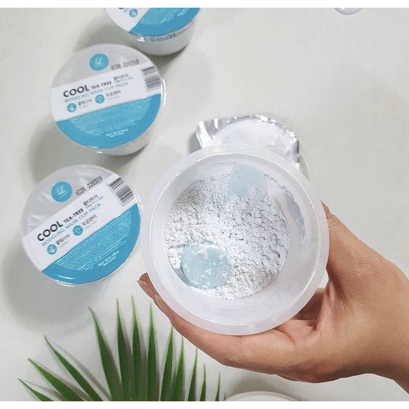 LINDSAY Cool Tea Tree Modelling Mask Cup Pack 韩国LINDSAY 清凉茶树软膜粉 28g