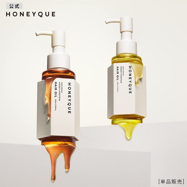 HONEYQUE Deep Repair Honey Protein Hair Oil (Sleek) 日本HONEYQUE 蜂蜜深层修护护发油 光滑柔順款 100ml