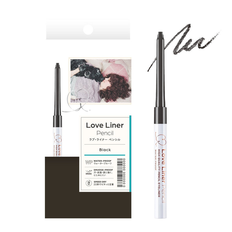 MSH Love Liner Cream Fit Pencil (Black) 日本MSH Love Liner 随心所欲极细防水不晕染眼线胶笔 黑色