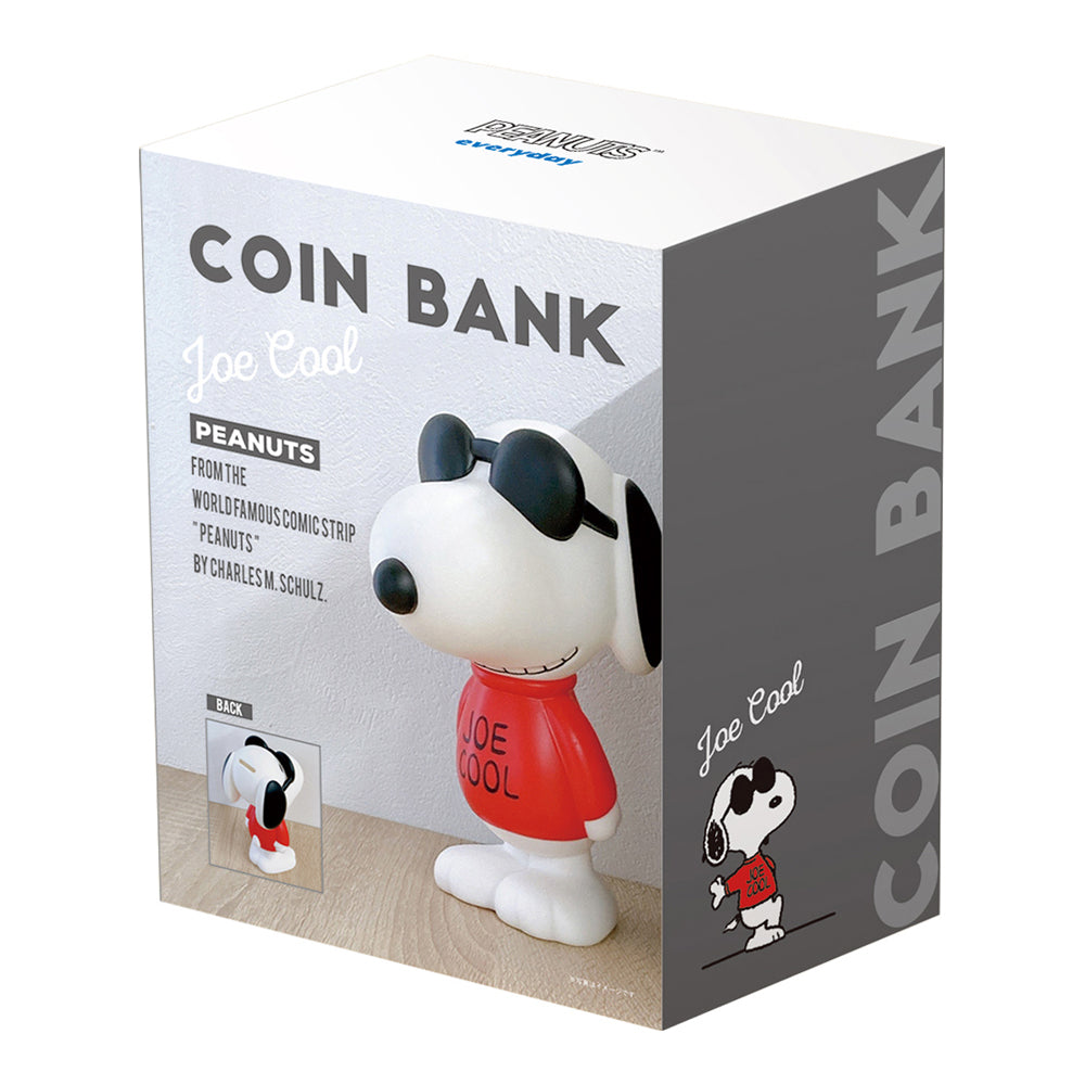 PEANUTS Snoopy Joe Cool Piggy Bank 日本PEANUTS 史努比乔酷存钱筒公仔摆设