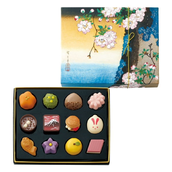 Goncharoff Valentine 2024 Japanese Sweets Shokora D Sweet Gallery Chocolate Art 12pcs/box 日本Goncharoff 2024情人节限定 日本甜蜜画廊艺术巧克力 12粒/盒