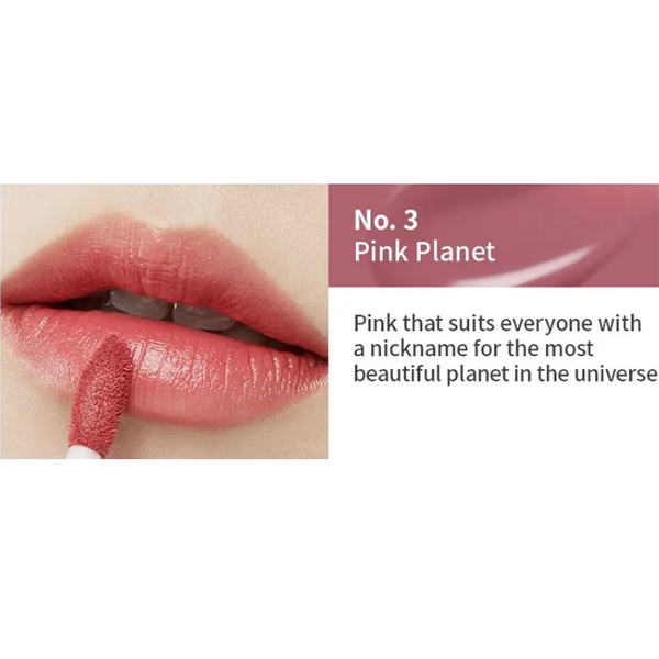 MOONSHOT Conscious Fit Mellow Lip Tint (03 Pink Planet) 茉姗 柔雾醇厚唇釉 (03 粉红星球) 3.5g
