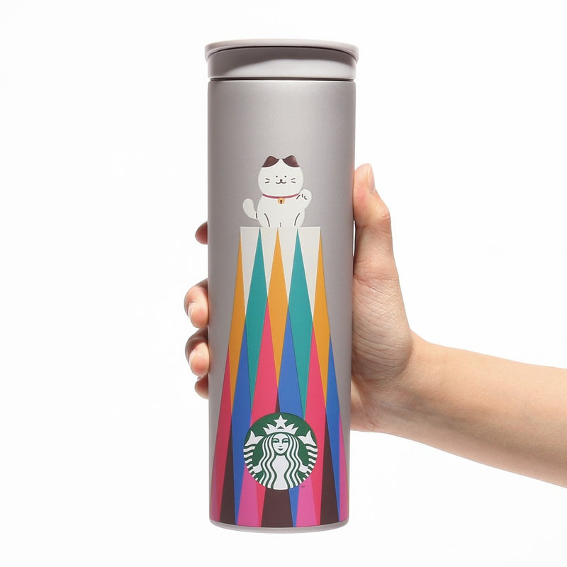 [Pre-Order] Starbucks Japan 2024 New Year Collection Fuji Stainless Steel Bottle [预售] 日本星巴克 2024新年系列 富士不锈钢保温瓶 473ml