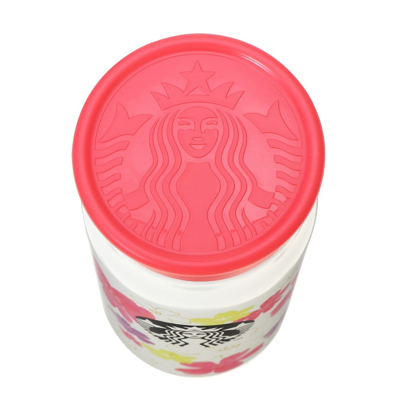 Starbucks Japan 2024 Cherry Blossom Collection Sakura White Stainless Steel Mini Bottle 日本星巴克 2024樱花系列 樱花白色不锈钢迷你瓶 355ml