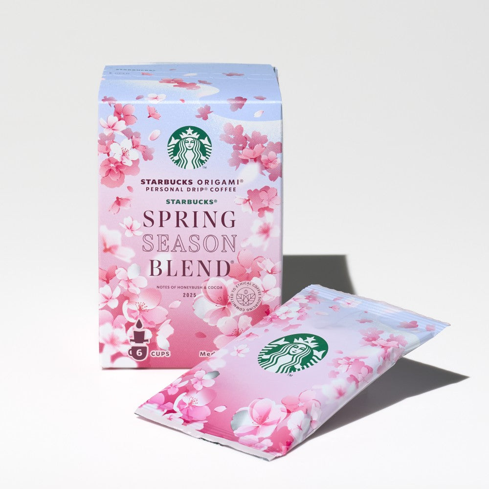 Japan STARBUCKS 2025 Sakura Daytime Collection SAKURA Origami Spring Season Blend Drip Coffee 6 bags 日本星巴克 2025樱花系列 樱花春季混合滴滤咖啡 6袋