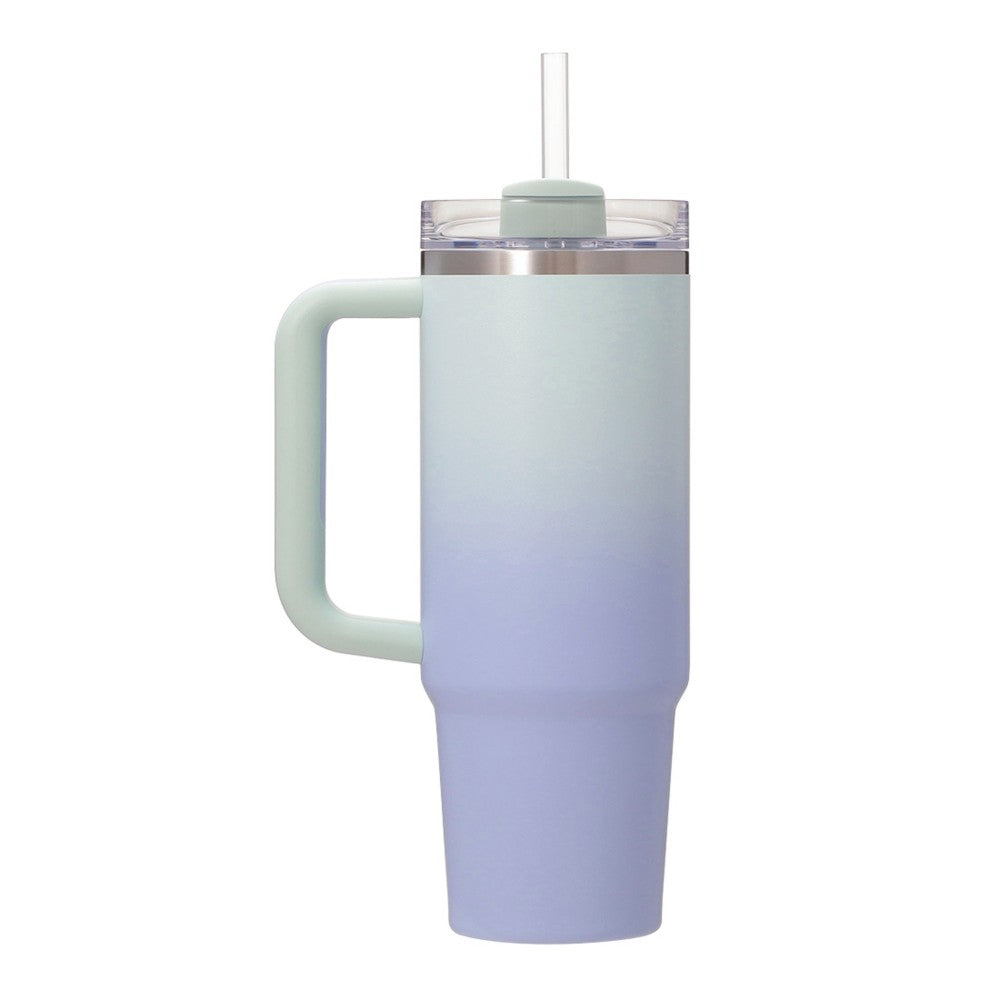 Japan Starbucks 3WAY STANLEY Mint Green Gradient Stainless Steel Tumbler 887ml 日本星巴克 3WAY 史丹利薄荷绿渐变色不锈钢随行杯 887ml