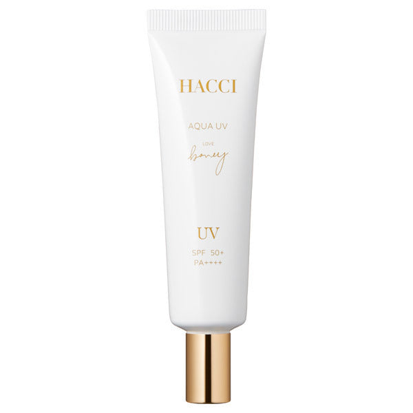 HACCI Aqua UV SPF50+ PA++++ 30g 日本HACCI 高保湿蜂蜜水润防晒霜  SPF50+ PA++++