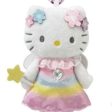 SANRIO Hello Kitty Style Up Mascot (Fairy) 三丽鸥 凯蒂猫绒毛长腿玩偶吊饰 (仙女)