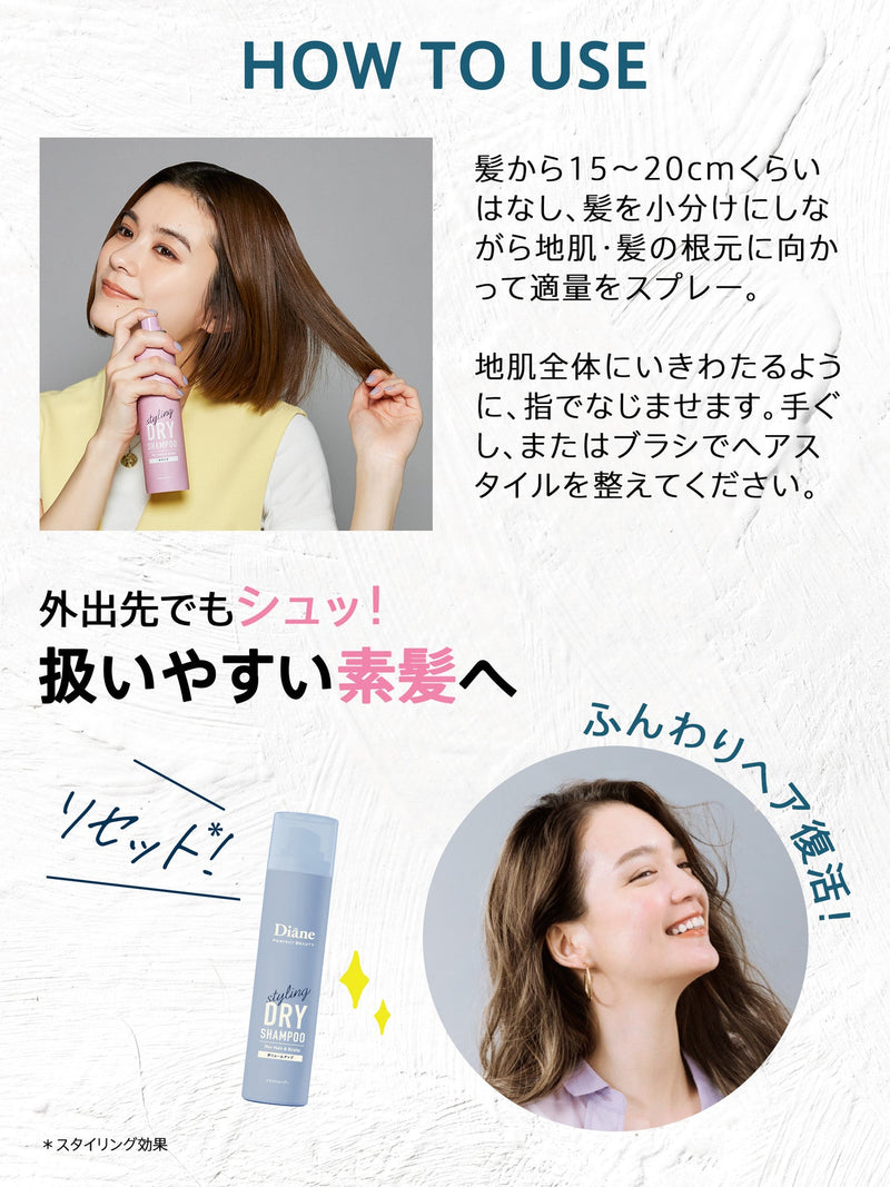 DIANE Perfect Beauty Styling Dry Shampoo (Volume Up) 黛丝恩 致美零粉感隐形干洗发造型喷雾 (蓬松款) 95g