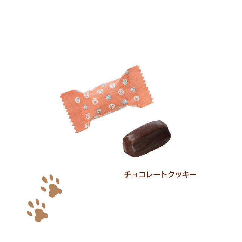 Mary Chocolate Nekomyamire Cat Valentine’s Day Chocolate Series Fluffy Pouch Merry Chocolate 5 pcs 日本Nekomyamire 猫咪情人节巧克力系列 巧克力饼干肉球收纳包 6枚入