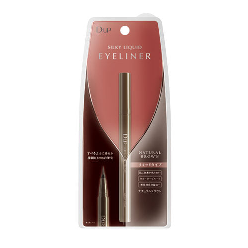 D-UP Silky Liquid Eyeliner (Natural Brown) 日本D-UP 极细丝滑防水眼线液笔 (自然棕) 0.4ml