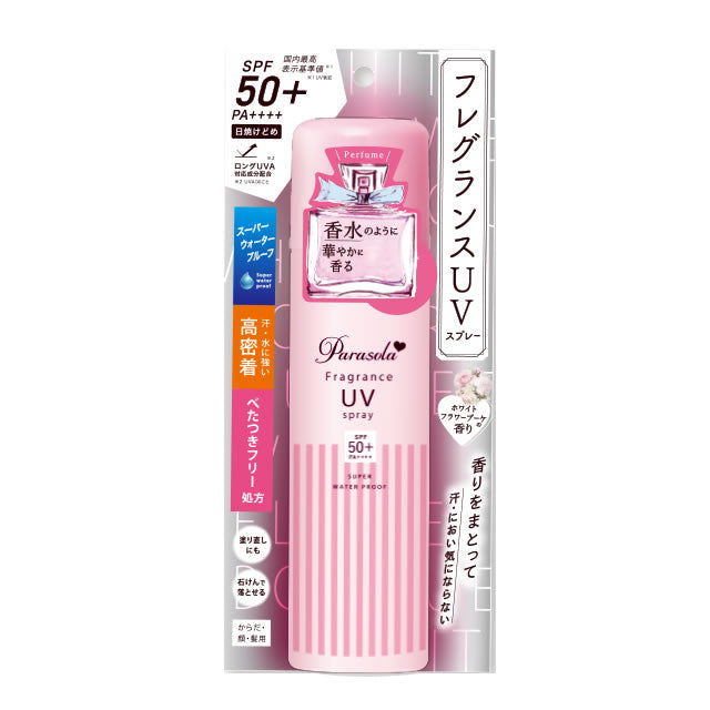 Naris Up Parasola Fragrance UV Spray SPF50 + PA ++++ (Pink) 娜丽丝 防晒喷雾SPF50 + PA ++++ (粉色花香) 90g