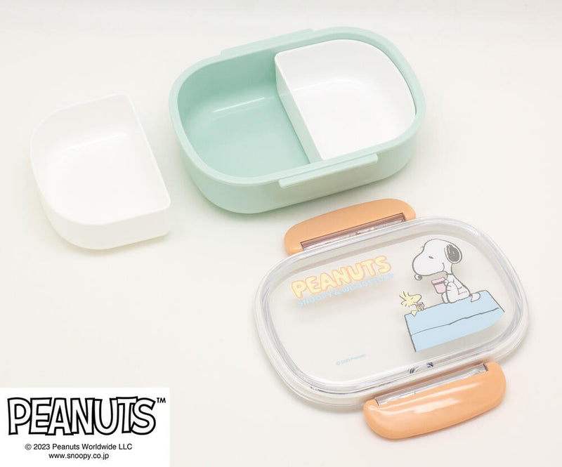 Japan Snoopy Oval Lunch Box with Core 日本史努比 分隔椭圆形饭盒 360ml