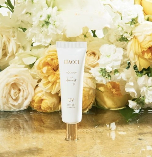 HACCI Aqua UV SPF50+ PA++++ 30g 日本HACCI 高保湿蜂蜜水润防晒霜  SPF50+ PA++++