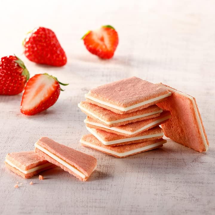 Tokyo Milk Cheese Factory cookies (Strawberry & Mascarpone) 10pcs/box 东京牛奶芝士工厂 草莓马斯卡邦尼芝士饼干 10枚入