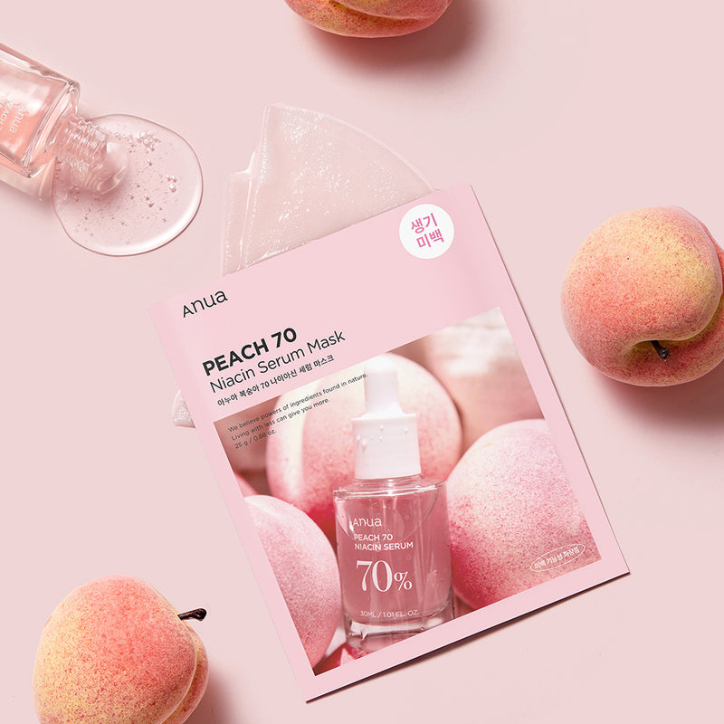 Anua Peach 70 Niacin Serum Mask Sheet/Box 韩国ANUA 桃子70烟酸精华面膜 单片/盒