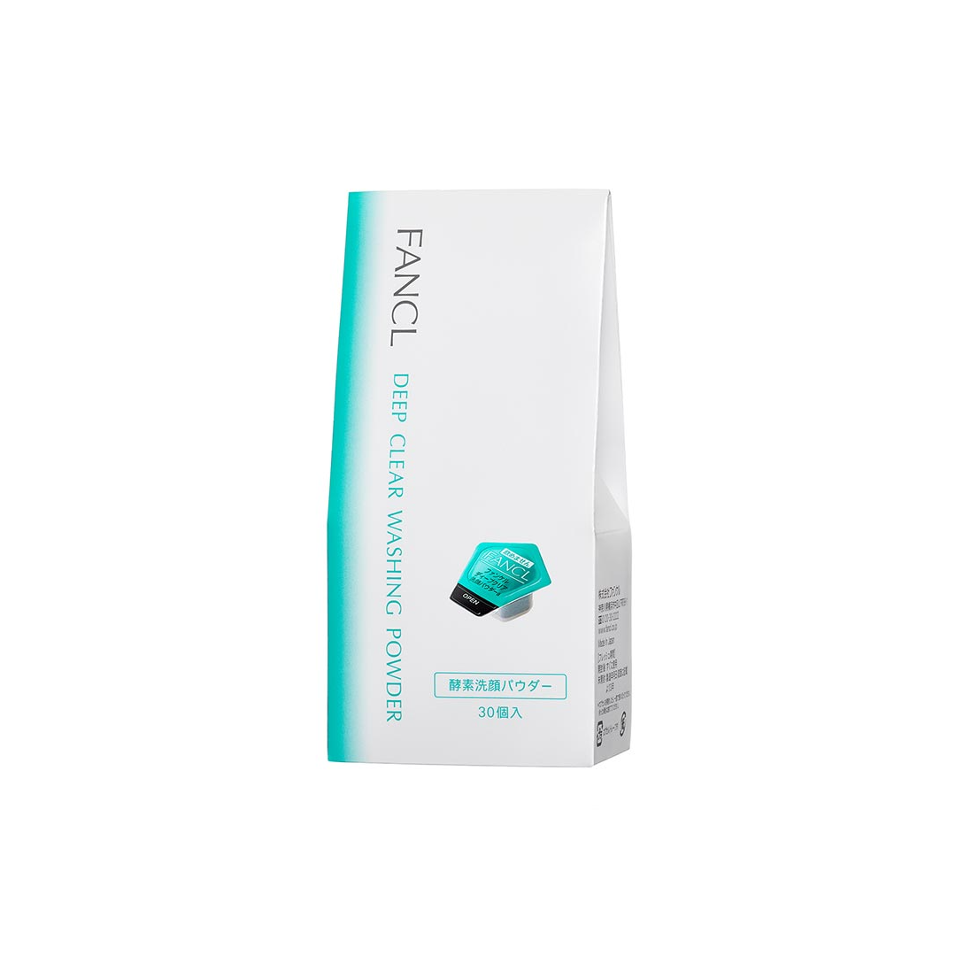 Fancl Deep Clear Washing Powder 30pcs  芳珂 无添加黑炭酵素深层清洁洗颜粉