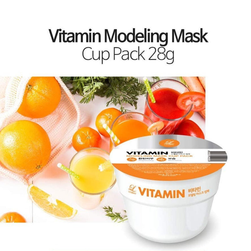 LINDSAY Vitamin Modelling Mask Cup Pack 韩国LINDSAY 维他命软膜粉 28g