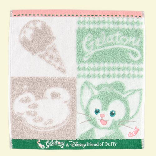 TOKYO Duffy & Friends Gelato Mini Towel 东京迪士尼 达菲和他的朋友们 杰拉多小毛巾