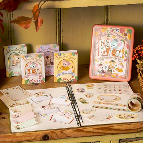 Duffy & Friends Autumn Storybook Collection Memo Note Set 东京迪士尼 达菲和他的朋友们 秋季故事书系列 便利贴套装