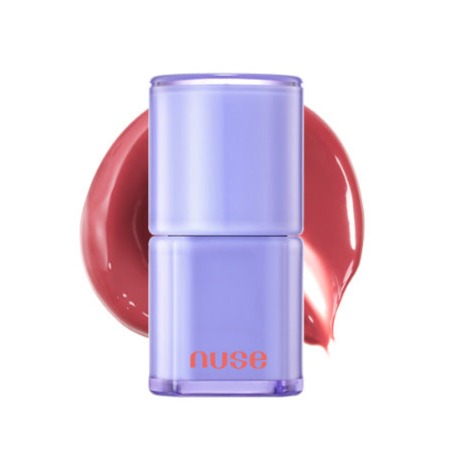 Nuse Care Liptual (02 By Sunset) 韩国Nuse 修护水润唇釉 (02 珊瑚橙红) 50g