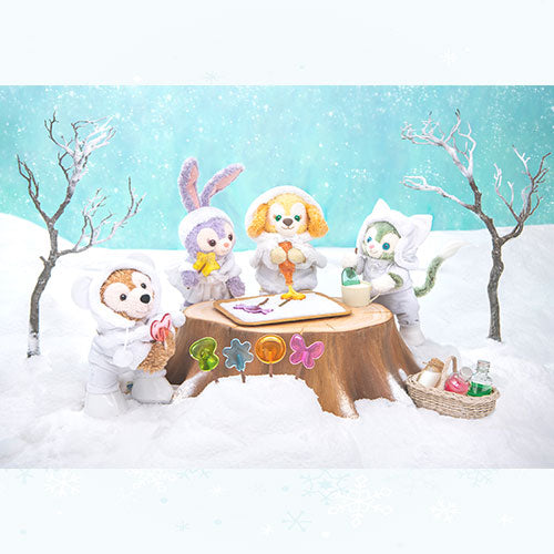 TOKYO Duffy & Friends White Winter Time Wonder Cookie Plush Costume 东京迪士尼 达菲和他的朋友们 白色冬日奇迹系列 可琦安娃娃服装