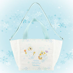 TOKYO Duffy & Friends White Winter Time Wonder Tote 东京迪士尼 达菲和他的朋友们 白色冬日奇迹系列 手提袋