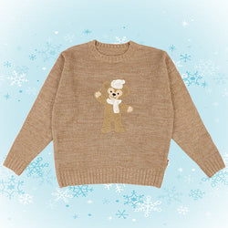 TOKYO Duffy & Friends White Winter Time Wonder Sweater 东京迪士尼 达菲和他的朋友们 白色冬日奇迹系列 毛衣