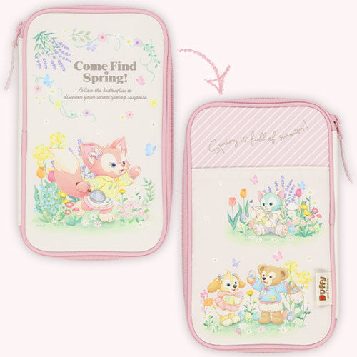 [Pre-Order] Duffy & Friends Come Find Spring Collection Multi-Purpose Case [预售] 东京迪士尼 达菲和他的朋友们 寻找春天系列 多功能手拿小包