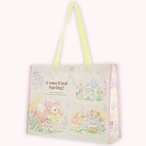 [Pre-Order] Duffy & Friends Come Find Spring Collection Shopping Bag [预售] 东京迪士尼 达菲和他的朋友们 寻找春天系列 购物袋