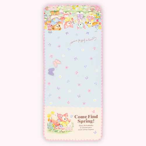 [Pre-Order] Duffy & Friends Come Find Spring Collection Face Towel [预售] 东京迪士尼 达菲和他的朋友们 寻找春天系列 洗脸巾